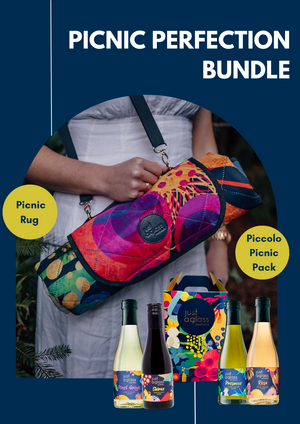 
                  
                    Load image into Gallery viewer, Picnic Perfection Bundle - Piccolo Picnic Pack and Picnic Rug - Just a Glass Australia
                  
                