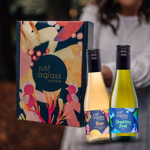 
                  
                    Load image into Gallery viewer, Twin Gift Box - Piccolo Rose and Sparkling Brut - Just a Glass Australia
                  
                