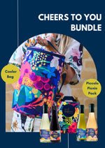 Cheers to You Gift Bundle - Piccolo Picnic Pack and Cooler Bag - Just a Glass Australia
